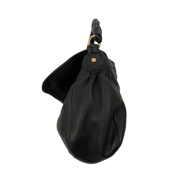 Marc Jacobs Black Top Handle Shoulder Bag Flap Closure - Picture 4 of 14